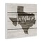 Stupell Industries Texas Rustic Typography Map Wall Plaque Art